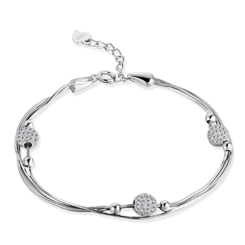 YJ0093 New Fashion Women Accessories Jewelry Female Transfer Pearl Ball Multilayer Silver Jewelry 925 Pure Silver Bracelet
YJ0093 New Fashion Women Accessories Jewelry Female Transfer Pearl Ball Multilayer Silver Jewelry 925 Pure Silver Bracelet