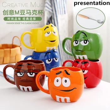 Genuine American M chocolate cups, Limited foreign trade ceramic face cartoon cup belly cup, milk cup with spoon, free shipping
Genuine American M chocolate cups, Limited foreign trade ceramic face cartoon cup belly cup, milk cup with spoon, free shipping