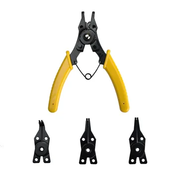 4-in-1 multi-function snap ring pliers Four-head circlip Circlip pliers Axis Spring disassembly Internal use external use
4-in-1 multi-function snap ring pliers Four-head circlip Circlip pliers Axis Spring disassembly Internal use external use