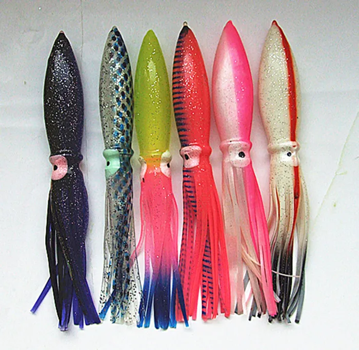 8.5-9inch Soft Octopus Skirt Bait Fishing Lure Game Tuna Lure Sea Soft Squid Lure
8.5-9inch Soft Octopus Skirt Bait Fishing Lure Game Tuna Lure Sea Soft Squid Lure