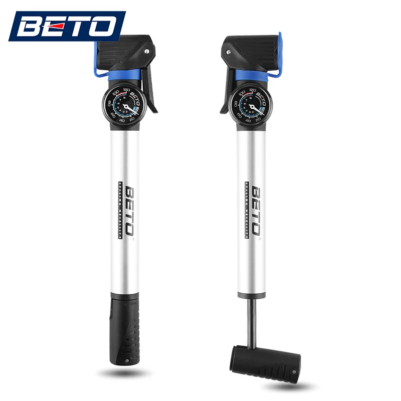 Beto Bicycle Pumps With Pressure Gauge Bike Hand Pump Air Inflator Pump For MTB Road Ball Motorcycle Bike Pump Presta Schrader
Beto Bicycle Pumps With Pressure Gauge Bike Hand Pump Air Inflator Pump For MTB Road Ball Motorcycle Bike Pump Presta Schrader