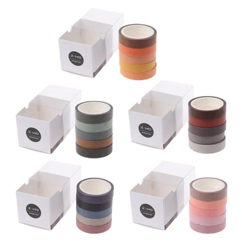 5pcs 10mm*5M Solid Color Paper Tape DIY Decorative Scrapbook Stationery Office Tape Cute StationaryDropshipping Dropshipping
5pcs 10mm*5M Solid Color Paper Tape DIY Decorative Scrapbook Stationery Office Tape Cute StationaryDropshipping Dropshipping
