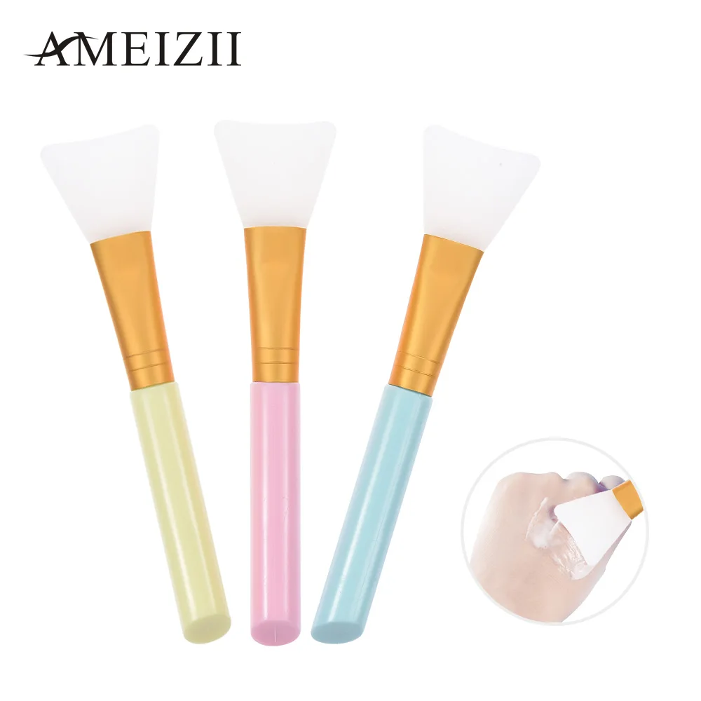 AMEIZII 1Pcs Silicone Mask Brush Soft Skin Care Mud Mixing Face Mask Makeup Brushes Wooden Handle Facial Foundation Beauty Tool
AMEIZII 1Pcs Silicone Mask Brush Soft Skin Care Mud Mixing Face Mask Makeup Brushes Wooden Handle Facial Foundation Beauty Tool