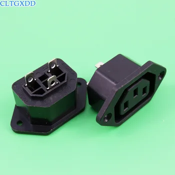 cltgxdd Good quality CE Rohs 250v 10a abs material black SS-130 AC power socket with ear screw hole fixed
cltgxdd Good quality CE Rohs 250v 10a abs material black SS-130 AC power socket with ear screw hole fixed