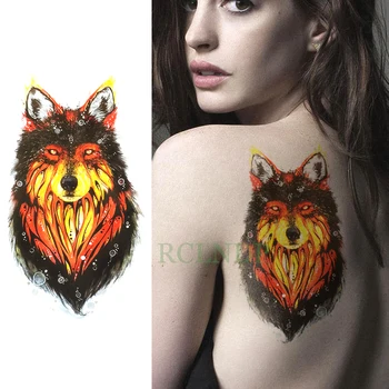 Waterproof Temporary Tattoo Sticker wolf wolevs head Fire Fake Tatto Flash Tatoo Large size Leg Arm back tato for Women Men girl
Waterproof Temporary Tattoo Sticker wolf wolevs head Fire Fake Tatto Flash Tatoo Large size Leg Arm back tato for Women Men girl