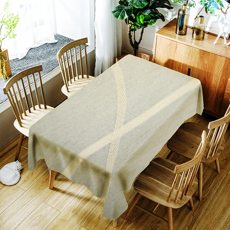 Simple Stripe Tablecloth Creative Pattern for Children Polyester Comfortable Waterproof Table Cloth Cover for Home
Simple Stripe Tablecloth Creative Pattern for Children Polyester Comfortable Waterproof Table Cloth Cover for Home