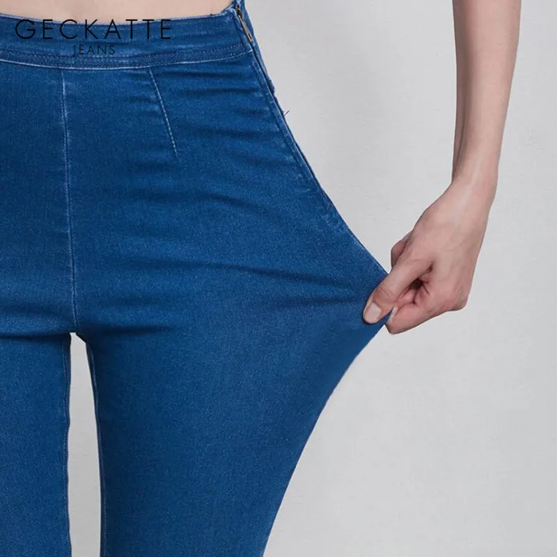 GECKATTE Plus Size Black Jeans Women Stretchy Pencil Pants High Waist Denim Zipper Fly Elastic Jeans Ladies Womens Clothes
GECKATTE Plus Size Black Jeans Women Stretchy Pencil Pants High Waist Denim Zipper Fly Elastic Jeans Ladies Womens Clothes