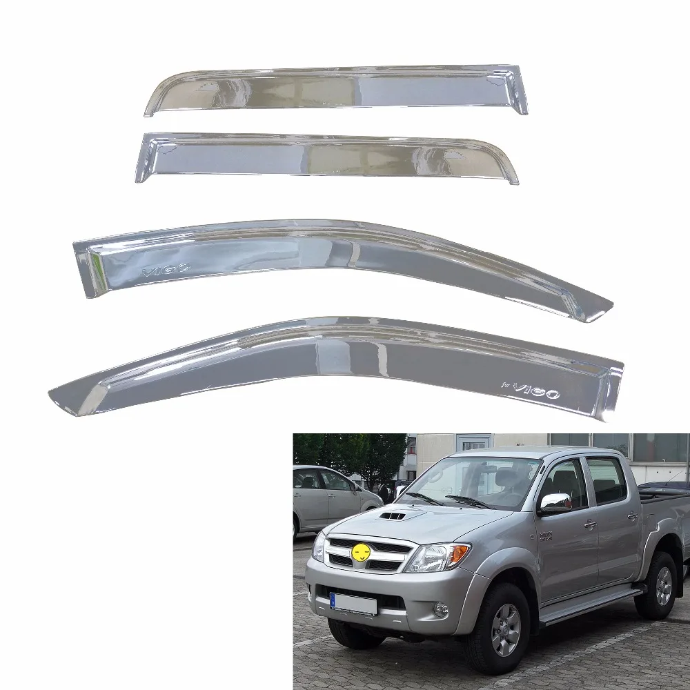 2005 2006 2007 2008 2009 2010 2011 для Toyota Hilux Vigo хромированный дефлектор окна козырек Vent Rain Guard 4 шт
2005 2006 2007 2008 2009 2010 2011 для Toyota Hilux Vigo хромированный дефлектор окна козырек Vent Rain Guard 4 шт