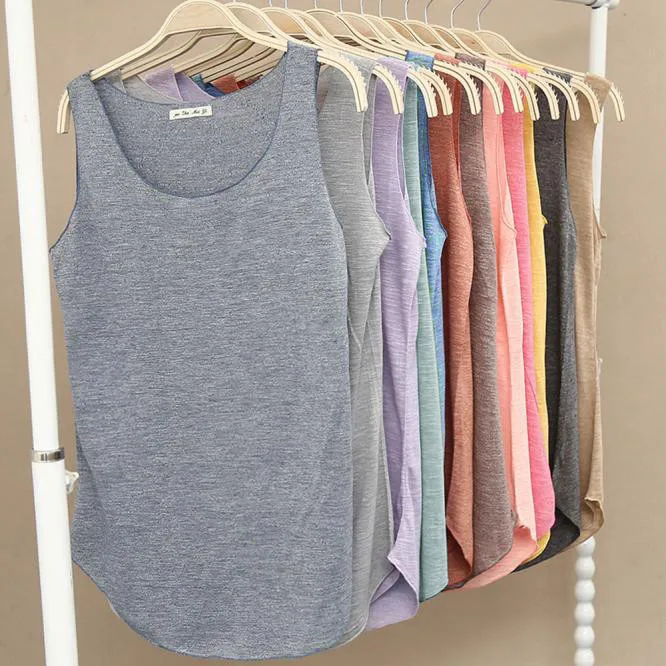 t shirt summer Tank-sleeveless Round Neck Loose tops comfortable modis aesthetic Singlets Vest women clothes poleras mujer#sw
t shirt summer Tank-sleeveless Round Neck Loose tops comfortable modis aesthetic Singlets Vest women clothes poleras mujer#sw