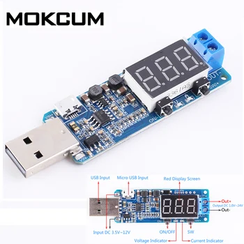 DC-DC 5V to 3.3V 5V 12V USB Step UP Down Power Supply Module Display Adjustable Boost Buck Converter Desktop power module
DC-DC 5V to 3.3V 5V 12V USB Step UP Down Power Supply Module Display Adjustable Boost Buck Converter Desktop power module