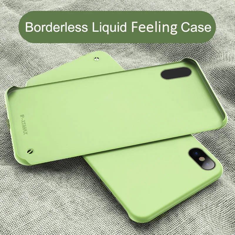 Borderless Phone Case For iPhone 7 8 Plus 6 6S Plus X XR XS MAX Liquid Feeling Back Cover for iPhone XR X XS MAX Cases Coque
Borderless Phone Case For iPhone 7 8 Plus 6 6S Plus X XR XS MAX Liquid Feeling Back Cover for iPhone XR X XS MAX Cases Coque