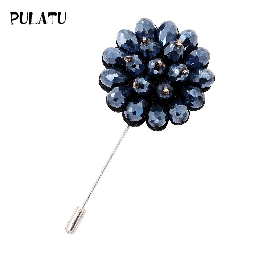 PULATU 5 Colors Handmade Beads Brooches for Women High Quality Crystal Brooch Pins for Men's Suits Jewelry Accessories
PULATU 5 Colors Handmade Beads Brooches for Women High Quality Crystal Brooch Pins for Men's Suits Jewelry Accessories