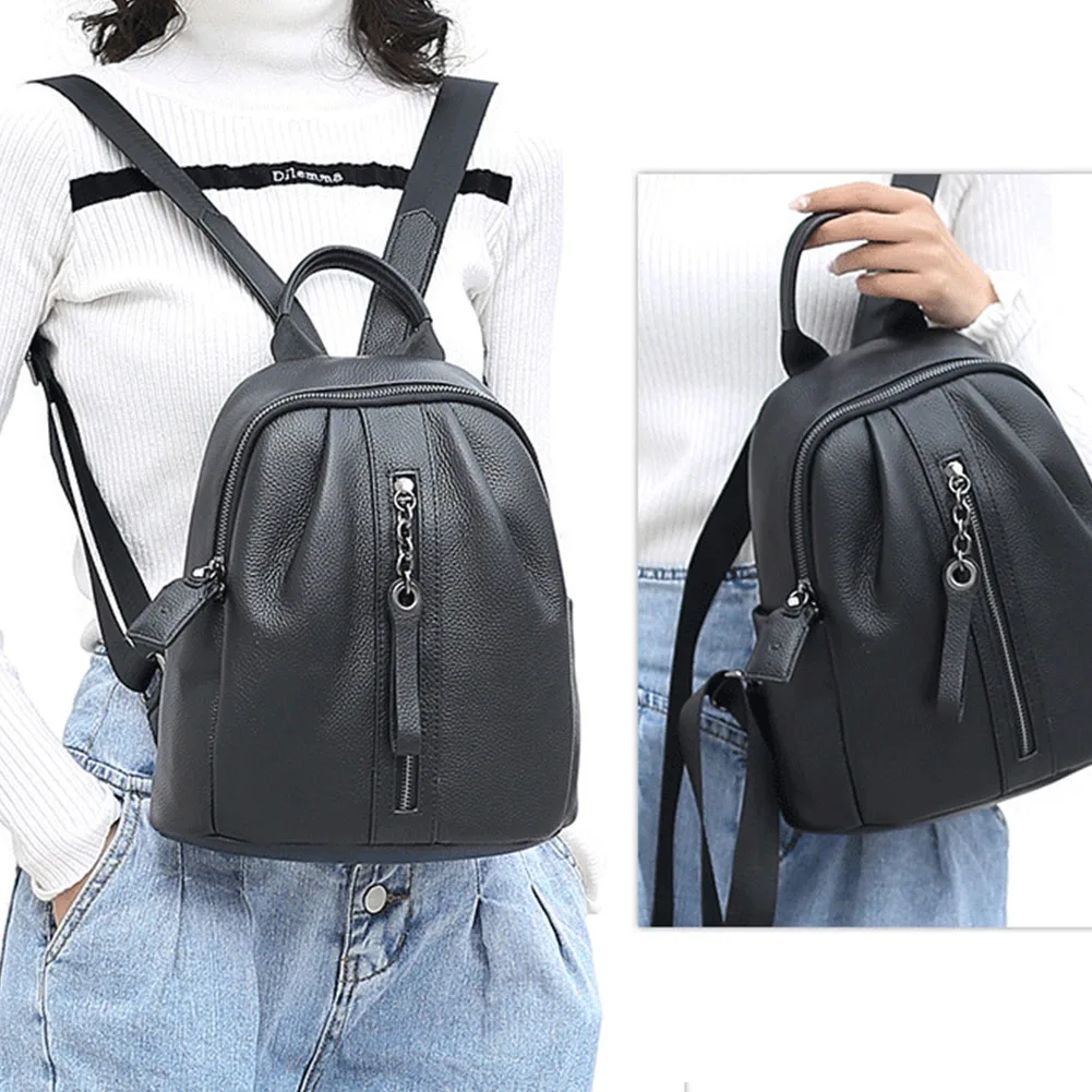 Adjustable Large Capacity With Zipper Women Backpack Artificial Cowhide Leather Gift Travel Smart Casual Smooth Anti Theft
Adjustable Large Capacity With Zipper Women Backpack Artificial Cowhide Leather Gift Travel Smart Casual Smooth Anti Theft