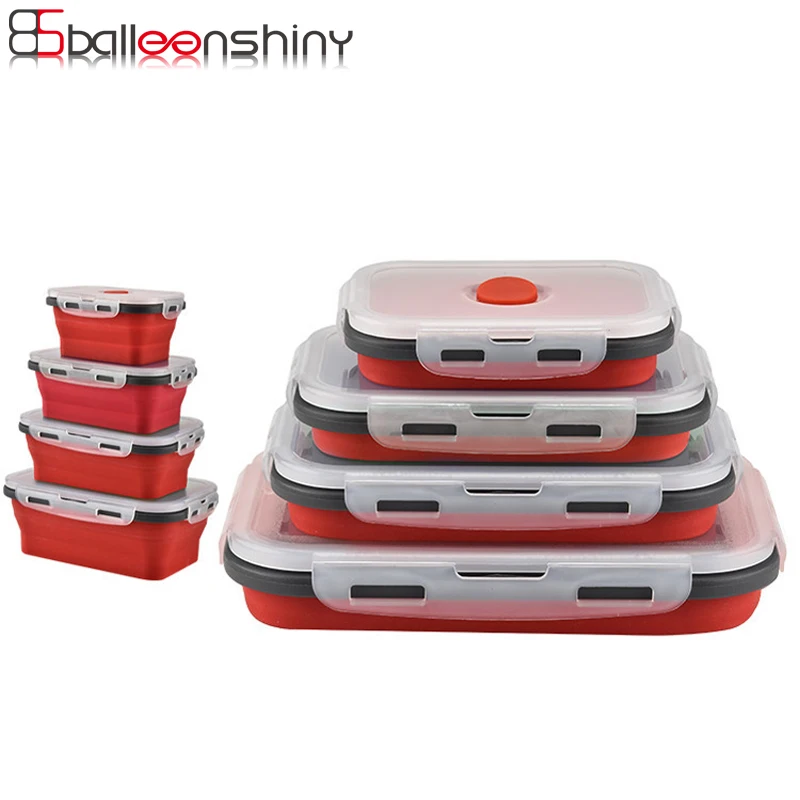 BalleenShiny Silicone Bento Boxes Collapsible Lunch Bowl Boxes Folding Food Storage Container Microwave Oven Tableware Bowl
BalleenShiny Silicone Bento Boxes Collapsible Lunch Bowl Boxes Folding Food Storage Container Microwave Oven Tableware Bowl