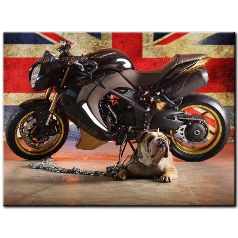 5D diamond embroidery full Square/Round diamond painting Cross stitch bulldog motorcycle diamond mosaic Rhinestones 609B
5D diamond embroidery full Square/Round diamond painting Cross stitch bulldog motorcycle diamond mosaic Rhinestones 609B