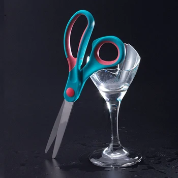New Creative Stainless Steel Stationery Scissors w/Rubber Handle School and office Scissors Photo Paper-cutting Fabric Tailor
New Creative Stainless Steel Stationery Scissors w/Rubber Handle School and office Scissors Photo Paper-cutting Fabric Tailor