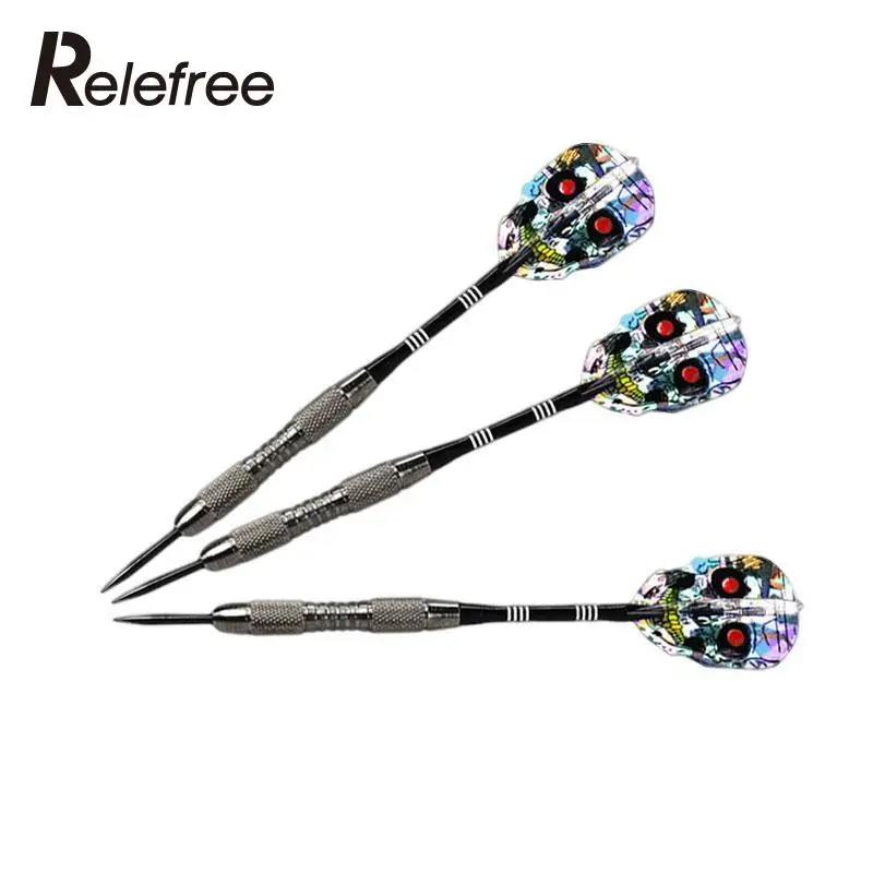 Relefree 3Pcs 21g Stainless Iron Tips Darts Skull Pattern Dart Flights Aluminum Shaft Dart Skeleton Dart Leaf Indoor Sports Game
Relefree 3Pcs 21g Stainless Iron Tips Darts Skull Pattern Dart Flights Aluminum Shaft Dart Skeleton Dart Leaf Indoor Sports Game