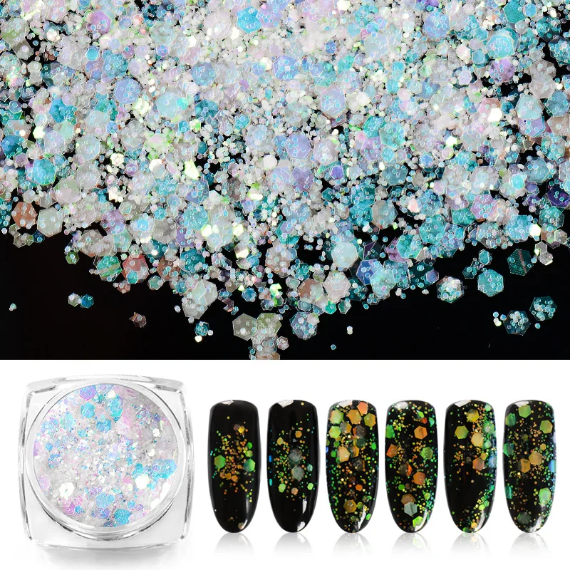 Mtssii 1 Box Nail Glitter Powder Dust Iridescent Flakies Sequins Silver Super Shining Paillette DIY Nail Art Manicure Decoration
Mtssii 1 Box Nail Glitter Powder Dust Iridescent Flakies Sequins Silver Super Shining Paillette DIY Nail Art Manicure Decoration
