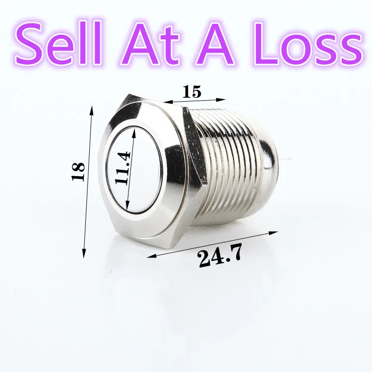 1pcs L35 16mm Stainless Steel Metal Push Button Waterproof Switch For Car Modification Angel Eyes Automatic Lock Sell At A Loss
1pcs L35 16mm Stainless Steel Metal Push Button Waterproof Switch For Car Modification Angel Eyes Automatic Lock Sell At A Loss