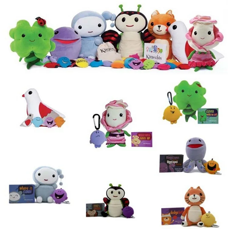 Hot!7pc/set Mini Kimochis Plush Animals soft Toys Cat bug huggs bella rose clover cloud comes in a canvas pouch with a fun phiz
Hot!7pc/set Mini Kimochis Plush Animals soft Toys Cat bug huggs bella rose clover cloud comes in a canvas pouch with a fun phiz