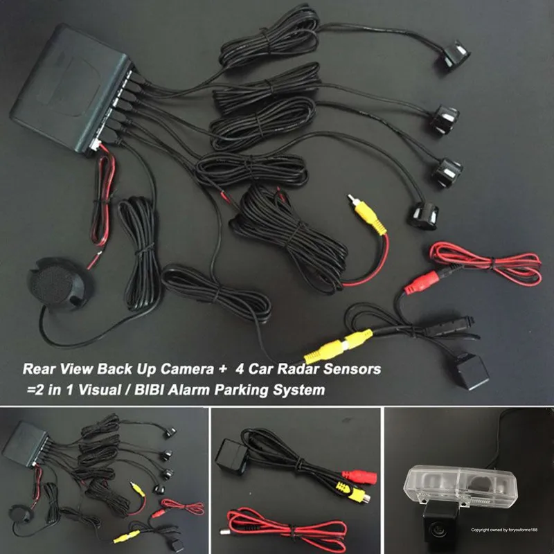 Car Parking Radar Sensors + Car Rear Reverse Camera = 2 in 1 Visual / BIBI Alarm Parking System For TOYOTA RAV4 RAV 4 2013~2015
Car Parking Radar Sensors + Car Rear Reverse Camera = 2 in 1 Visual / BIBI Alarm Parking System For TOYOTA RAV4 RAV 4 2013~2015