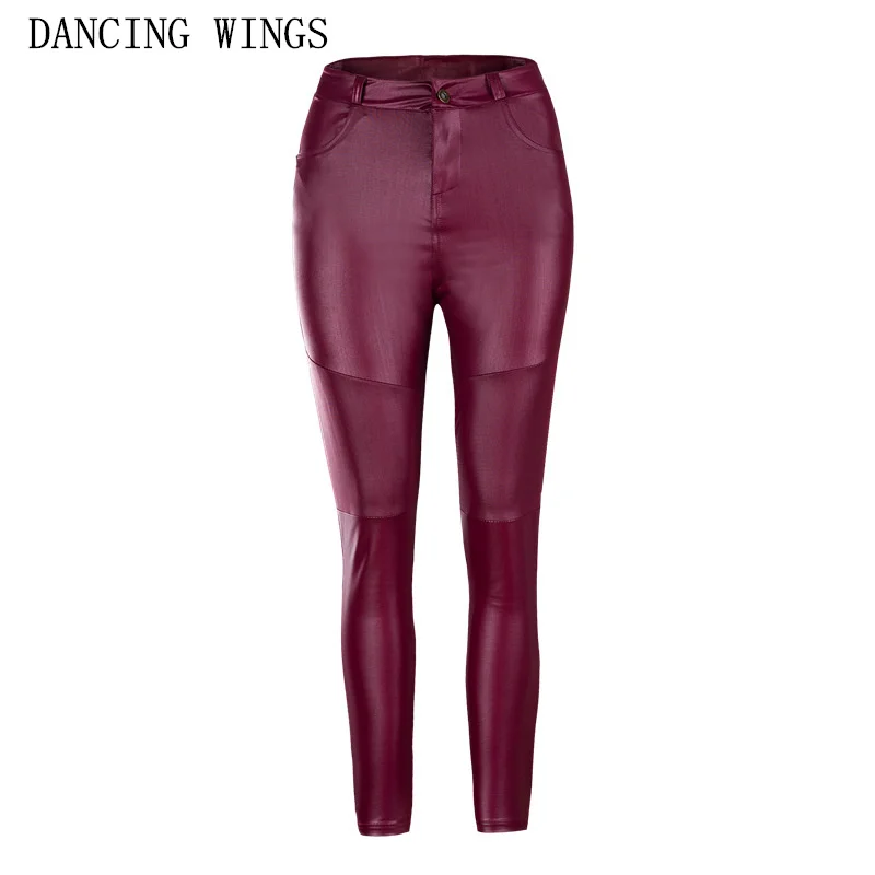 Autumn winter women PU leather pants trousers high waist skinny Wrinkled leather stretch pencil pants female
Autumn winter women PU leather pants trousers high waist skinny Wrinkled leather stretch pencil pants female