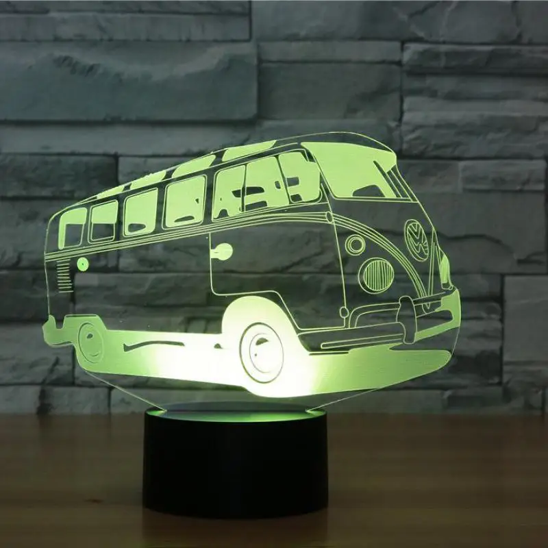 Bus 3d L 3d Light Fixtures Multi Color Touch Led Visual Led Night Light Atmosphere Gift Decoration Table Lamp
Bus 3d L 3d Light Fixtures Multi Color Touch Led Visual Led Night Light Atmosphere Gift Decoration Table Lamp