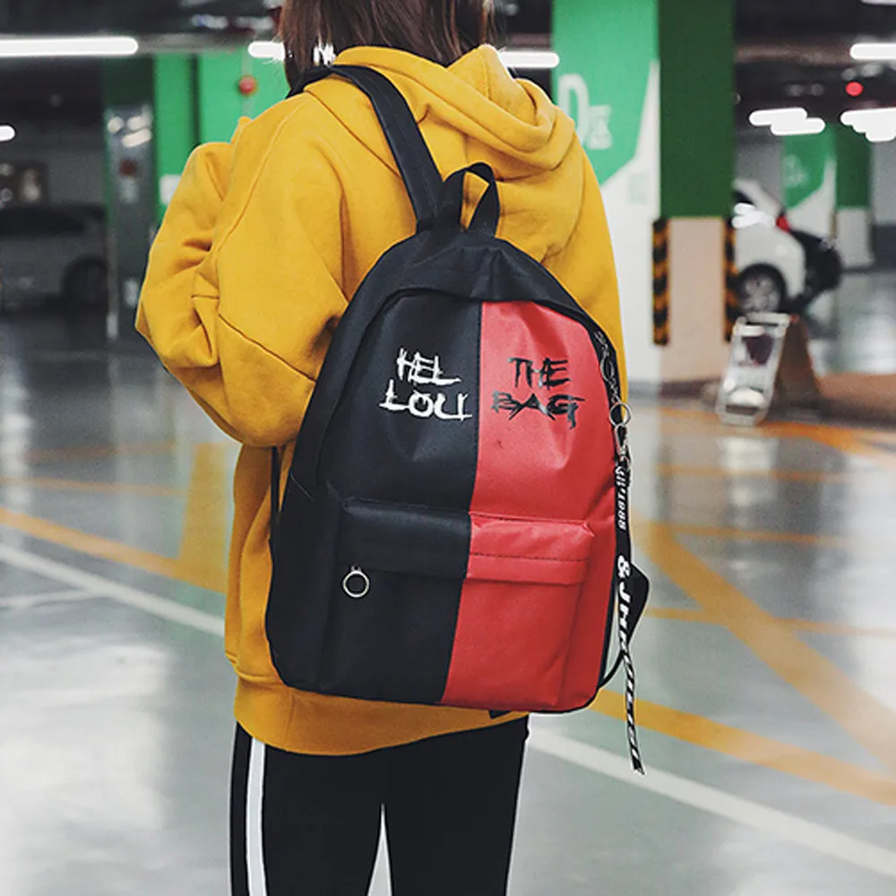 Backpack Female Korean Version Fashion Women Lady Or Men Nylon Hit Color Schoolbag Gripesack Dropship Bolsos Bandolera Mujer
Backpack Female Korean Version Fashion Women Lady Or Men Nylon Hit Color Schoolbag Gripesack Dropship Bolsos Bandolera Mujer