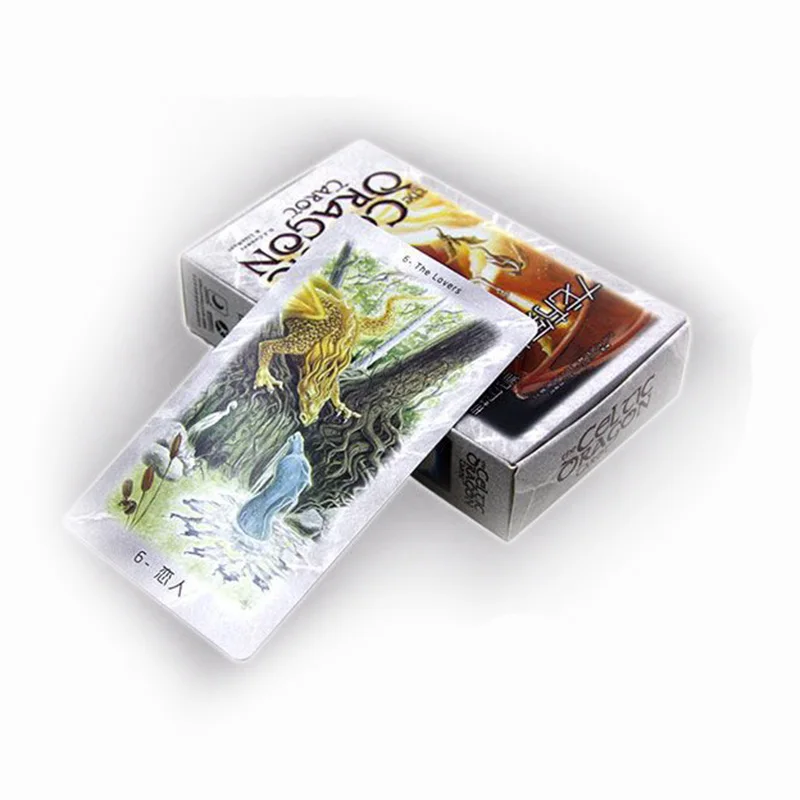 78 PCS Cards New Design Dragon Tarot Cards Board Game High Quality Paper Chinese/English Edition for Astrologer
78 PCS Cards New Design Dragon Tarot Cards Board Game High Quality Paper Chinese/English Edition for Astrologer