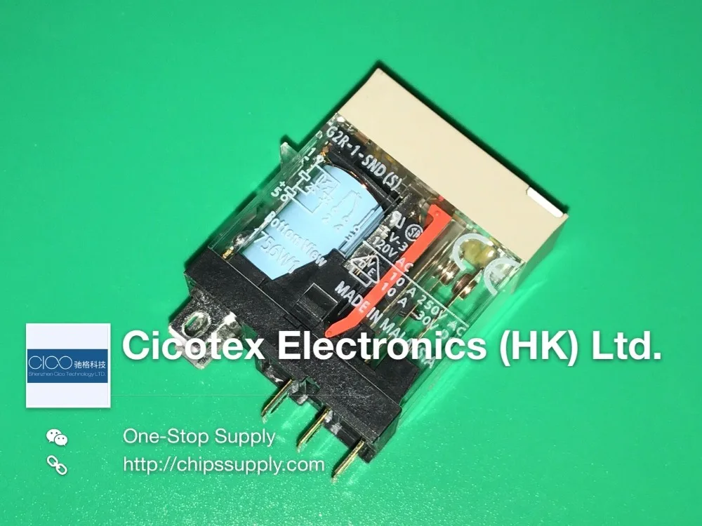 2pcs/lot G2R-1-SND-DC24V RELAY G2R-1-SND-DC24(S) GEN PURPOSE SPDT 10A 24V G2R-1-SND-24VDC(S)
2pcs/lot G2R-1-SND-DC24V RELAY G2R-1-SND-DC24(S) GEN PURPOSE SPDT 10A 24V G2R-1-SND-24VDC(S)