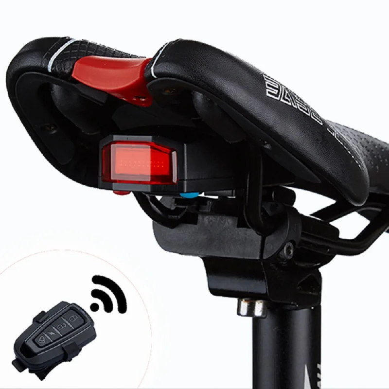 4 in 1 Smart Bicycle Wireless Anti-theft Remote Control LED Rear Light Cycling Remote Control Alarm Lock Back Bike Tailight
4 in 1 Smart Bicycle Wireless Anti-theft Remote Control LED Rear Light Cycling Remote Control Alarm Lock Back Bike Tailight