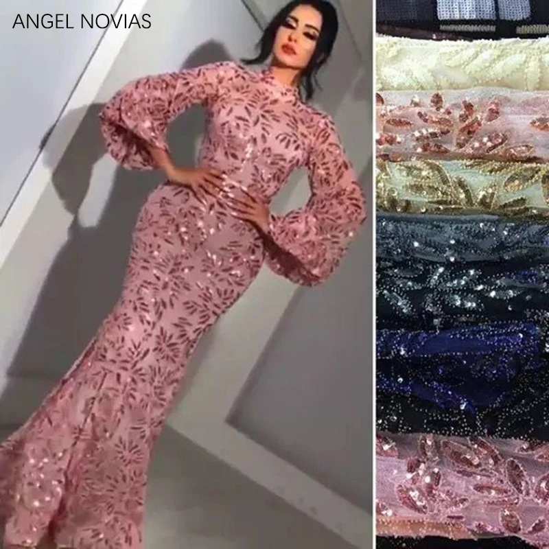 ANGEL NOVIAS Long Sleeves Arabic High Neck Lace Evening Dress 2018 Aibye Formal Wedding Party Gowns abend kleider 2018
ANGEL NOVIAS Long Sleeves Arabic High Neck Lace Evening Dress 2018 Aibye Formal Wedding Party Gowns abend kleider 2018