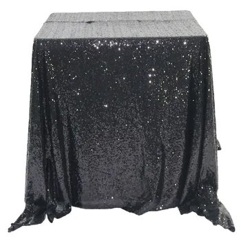 Black Glitter Embroidered Quality Sequin TableCloth For Events Banquet Hotel Table Decoration large Size Table overlays
Black Glitter Embroidered Quality Sequin TableCloth For Events Banquet Hotel Table Decoration large Size Table overlays