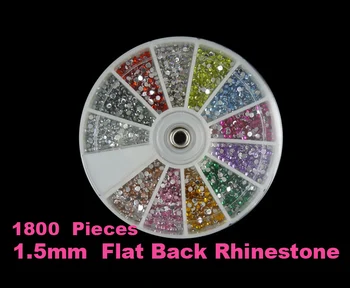 12Color 1.5mm Rhinestone in WHEEL for Nail Art Beauty and Iphone and laptop DIY Decoration
12Color 1.5mm Rhinestone in WHEEL for Nail Art Beauty and Iphone and laptop DIY Decoration