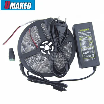 LED 5050 strip 5M 12V fexible led ribbon LED light led tape 60LED/M,white/warm /blue/green/red/yellow with 12V 4A power adapter 
LED 5050 strip 5M 12V fexible led ribbon LED light led tape 60LED/M,white/warm /blue/green/red/yellow with 12V 4A power adapter