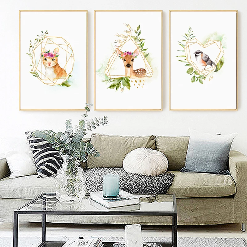 07G Nordic Decorative Watercolor Geometric Pattern With Animal Cat Bird Canvas Painting Print Poster Picture Wall Art Home Decor
07G Nordic Decorative Watercolor Geometric Pattern With Animal Cat Bird Canvas Painting Print Poster Picture Wall Art Home Decor