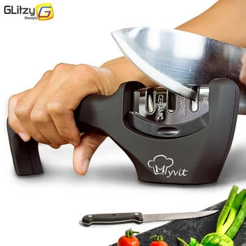 Knife Sharpener 3 Stages Professional Tungsten Diamond Ceramic Kitchen Sharpening Stone knives Grinder Whetstone Kitchen Tool
Knife Sharpener 3 Stages Professional Tungsten Diamond Ceramic Kitchen Sharpening Stone knives Grinder Whetstone Kitchen Tool