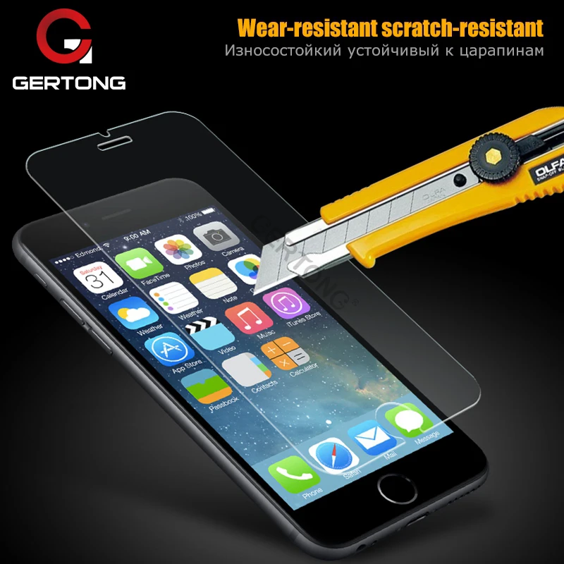 GerTong 2.5D Protective Glass on For iPhone 5S 6 6s 7 8 Plus 5 5C SE 10 X 9H Screen Protector Film For iPhone 6 7 Tempered Glass
GerTong 2.5D Protective Glass on For iPhone 5S 6 6s 7 8 Plus 5 5C SE 10 X 9H Screen Protector Film For iPhone 6 7 Tempered Glass
