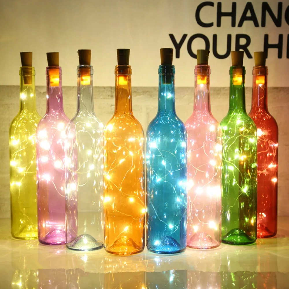 2M 20LED Light Garland Copper Wire Cork String Fairy Lights for Glass Craft Jar Bottle Lights Christmas Valentines Wedding Decor
2M 20LED Light Garland Copper Wire Cork String Fairy Lights for Glass Craft Jar Bottle Lights Christmas Valentines Wedding Decor