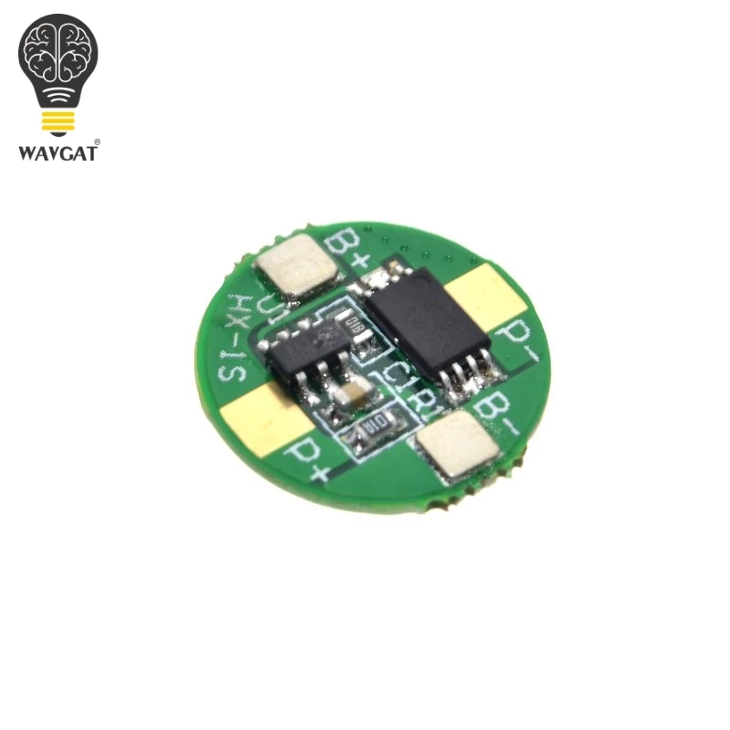 3.7V 18650 Protection Board 3.7V 1S 2.5A BMS PCM PCB Battery Protection Board For 3.7V Li-ion lithium Battery Cell Pack WAVGAT
3.7V 18650 Protection Board 3.7V 1S 2.5A BMS PCM PCB Battery Protection Board For 3.7V Li-ion lithium Battery Cell Pack WAVGAT