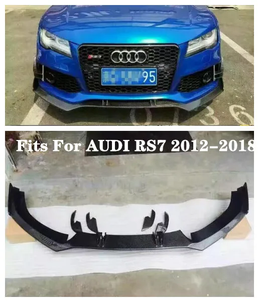 High quality Carbon Fiber Car Bumper Front Lip Spoiler Diffuser Cover Fits For AUDI RS7 2012-2018 BY EMS
High quality Carbon Fiber Car Bumper Front Lip Spoiler Diffuser Cover Fits For AUDI RS7 2012-2018 BY EMS
