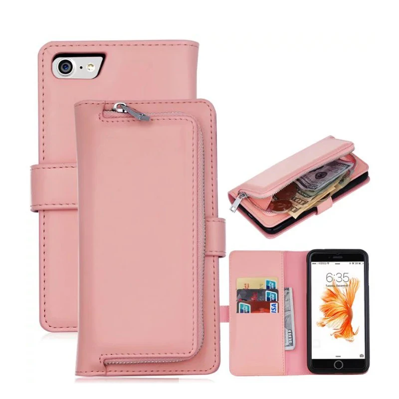 Wallet Case + Back Cover For Apple iPhone X 6 6s Plus 7 7plus 8 8plus Flip PU Leather Case Coin Purse Zipper Phone Bag B171
Wallet Case + Back Cover For Apple iPhone X 6 6s Plus 7 7plus 8 8plus Flip PU Leather Case Coin Purse Zipper Phone Bag B171
