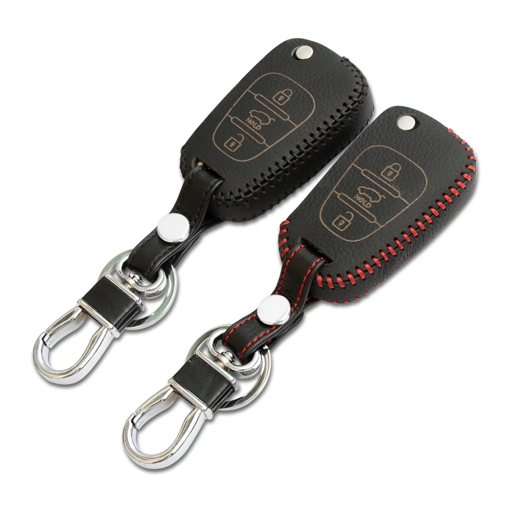 3 Buttons Leather Car Remote Key Holder Case Cover For RIO K2 K5 Sportage SOUL /Hyundai i20 i30 i35 iX25 iX35 Solaris Verna
3 Buttons Leather Car Remote Key Holder Case Cover For RIO K2 K5 Sportage SOUL /Hyundai i20 i30 i35 iX25 iX35 Solaris Verna