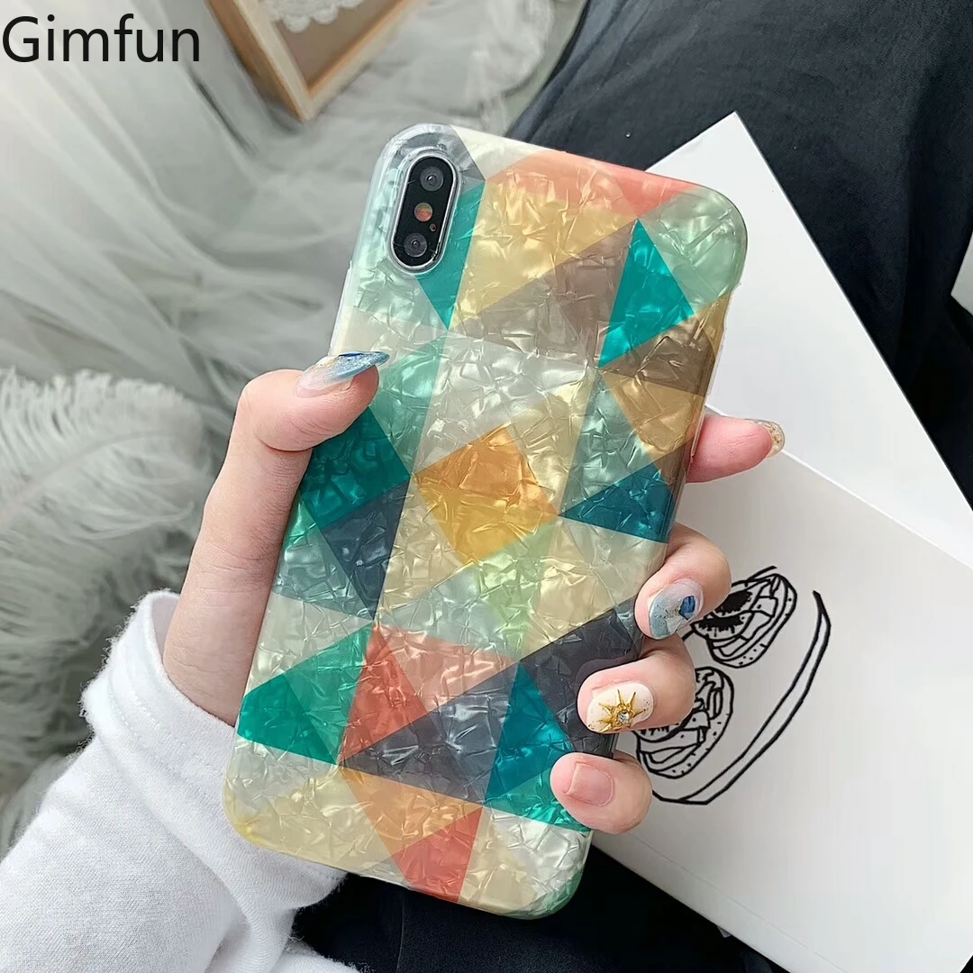 Gimfun Green Simple Plaid Phone Case for Iphone Xs Max Xr Glitter Shell Soft Tpu Case for Iphone 6s 7plus 8 X Back Cover
Gimfun Green Simple Plaid Phone Case for Iphone Xs Max Xr Glitter Shell Soft Tpu Case for Iphone 6s 7plus 8 X Back Cover