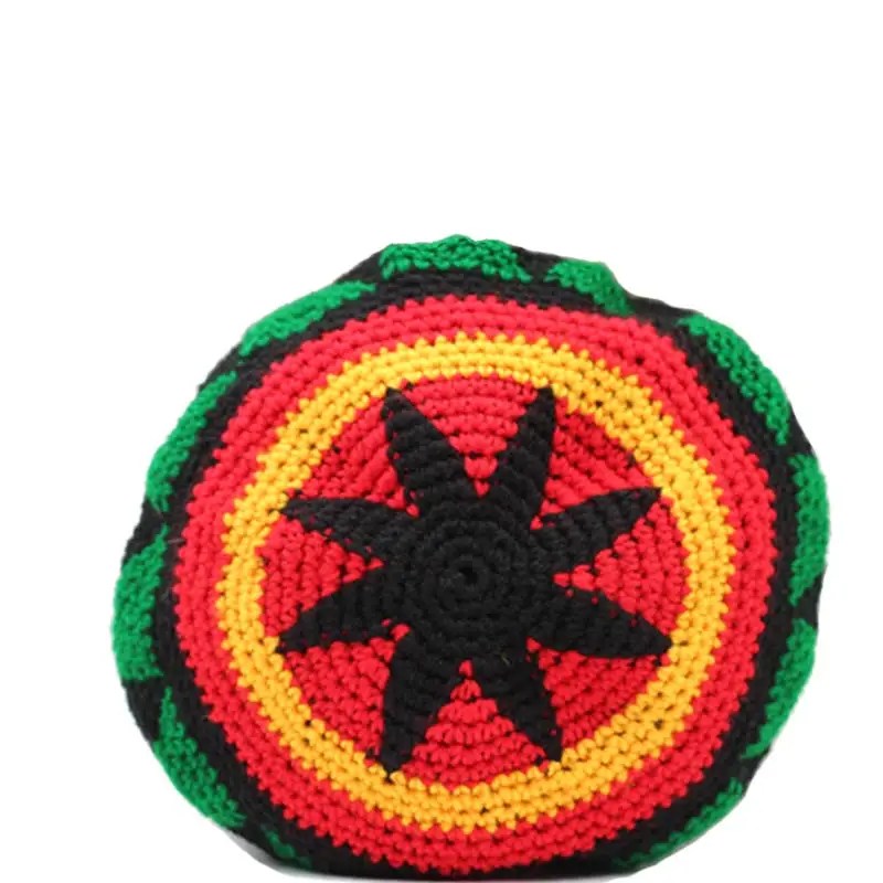 Шапка с дредами Jamaica Rasta Gorro облегающая шапка зимняя теплая вязаная в разноцветную