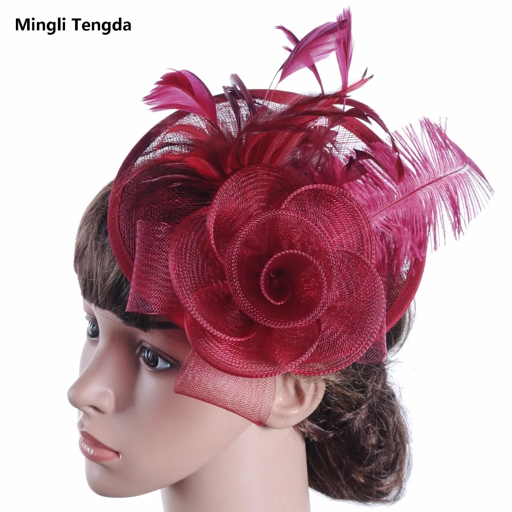 Hemp Hat Gauze Ostrich Feather Wedding Accessories Bridal Hat Bibi Mariage Cap Chapeau Western Banquet Wedding Hat Mingli Tengda
Hemp Hat Gauze Ostrich Feather Wedding Accessories Bridal Hat Bibi Mariage Cap Chapeau Western Banquet Wedding Hat Mingli Tengda