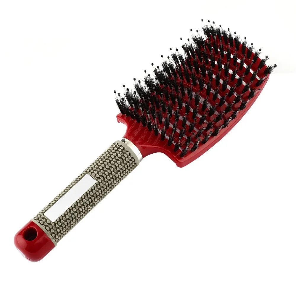 Bristle & Nylon Hair Brush Professional Hair Scalp Massage Comb Women tangle Hairdressing Supplies hair set for Styling Tools
Bristle & Nylon Hair Brush Professional Hair Scalp Massage Comb Women tangle Hairdressing Supplies hair set for Styling Tools
