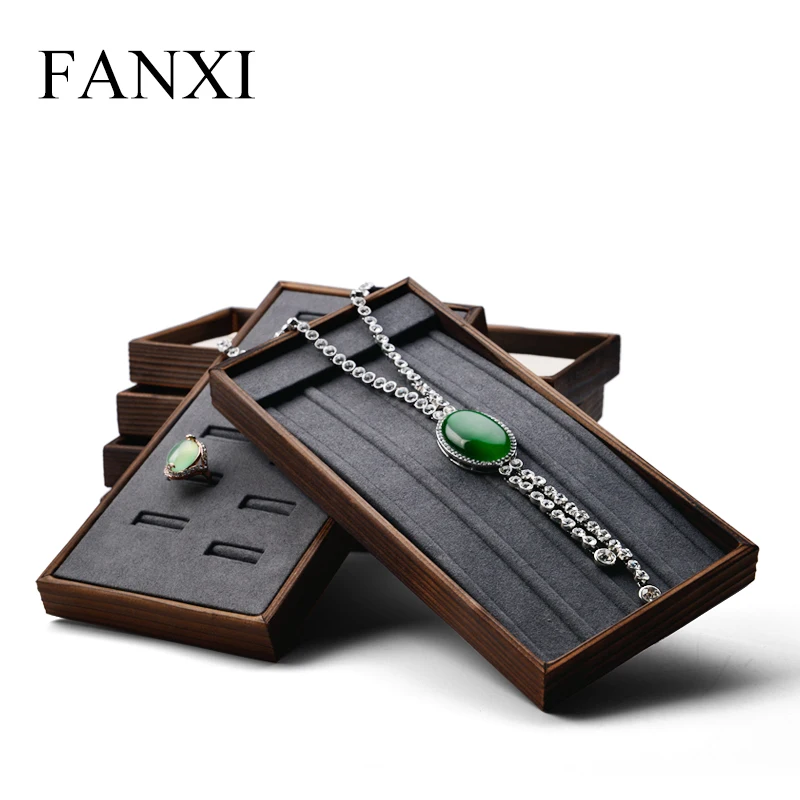 FANXI Fashion Jewelry Support Wooden Earring holder Display Bracelet Stud Organizer Tray Exhibitor
FANXI Fashion Jewelry Support Wooden Earring holder Display Bracelet Stud Organizer Tray Exhibitor