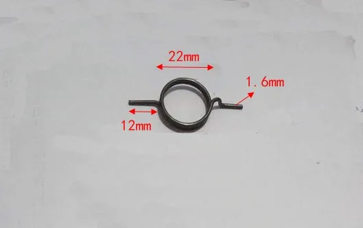 Replacement Spring for Door knob Handle Lever Latch Internal Coil Repair spindle lock torsion spring flat section wire 2.5 turn
Replacement Spring for Door knob Handle Lever Latch Internal Coil Repair spindle lock torsion spring flat section wire 2.5 turn