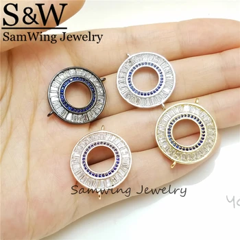 10 Piece CZ Crystal Charm Jewelry Making Charms Hollow Connector for Bracelet Women DIY Accessories
10 Piece CZ Crystal Charm Jewelry Making Charms Hollow Connector for Bracelet Women DIY Accessories